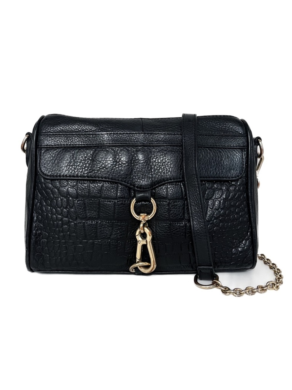 🖤 Danier Leather Front Clasp Crossbody Bag in Black 🖤